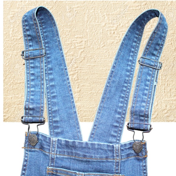 Distressed Jean Ci Sono Overalls - Picture 7 of 15